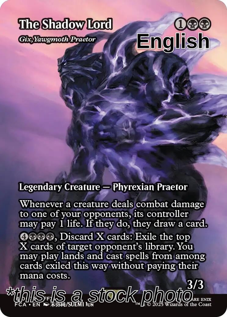 The Shadow Lord - Gix, Yawgmoth Praetor (Showcase)