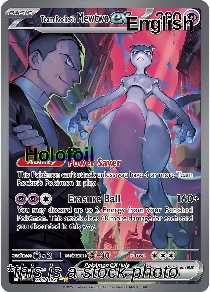 Team Rocket's Mewtwo ex - 231/182