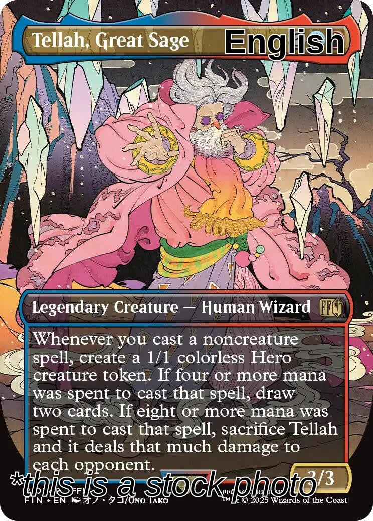 Tellah, Great Sage (Borderless)
