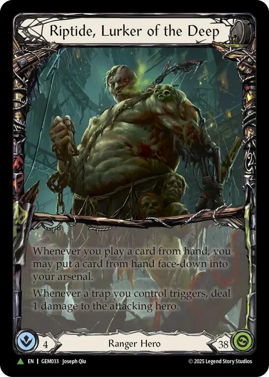 Riptide, Lurker of the Deep (Marvel) (Back)