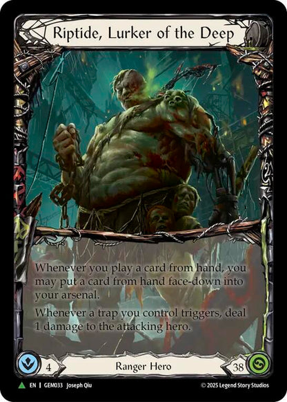 Riptide, Lurker of the Deep (Marvel) (Back)
