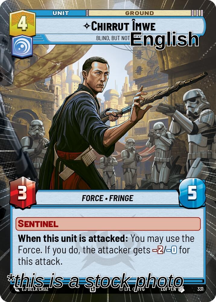 Chirrut Imwe - Blind, but not Deaf (Hyperspace)