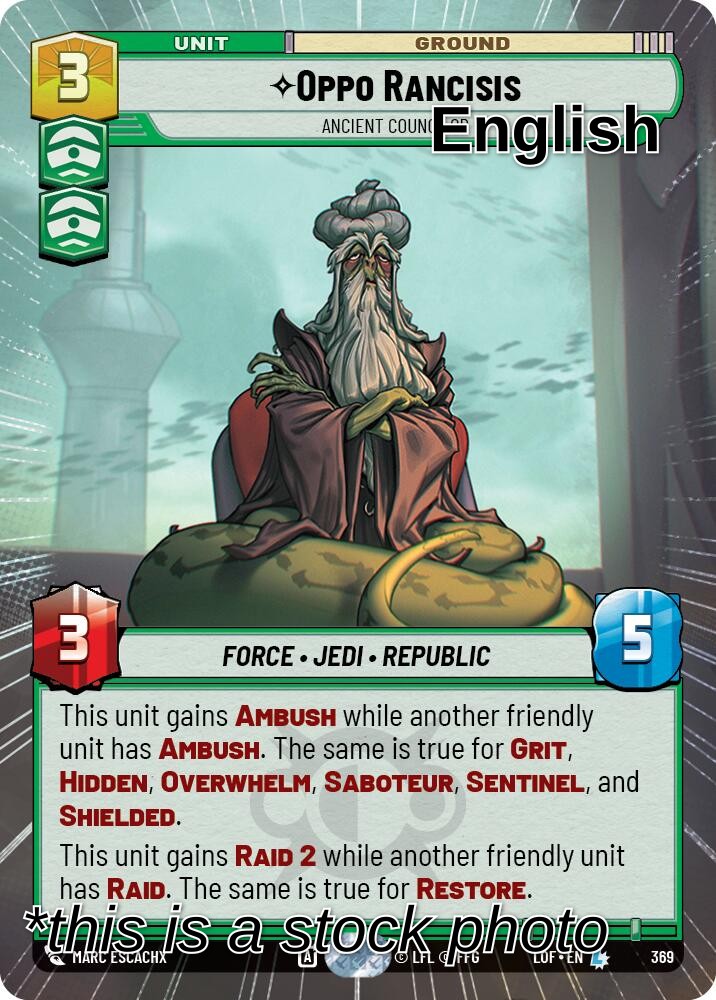 Oppo Rancisis - Ancient Councilor (Hyperspace)