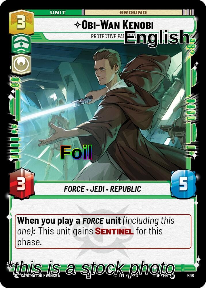Obi-Wan Kenobi - Protective Padawan (Foil)