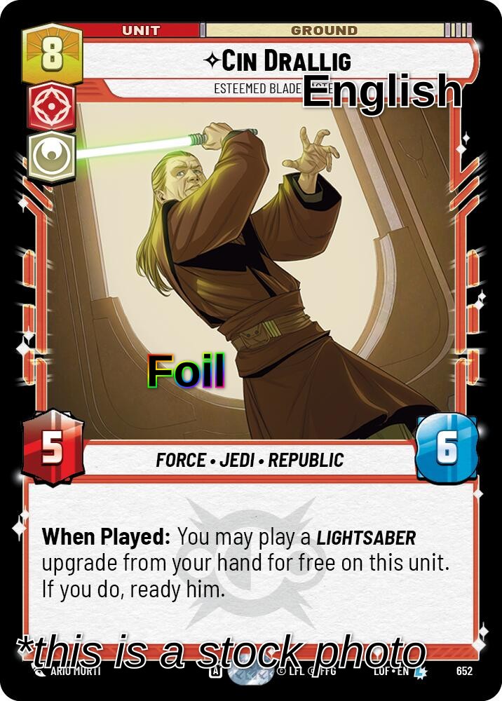 Cin Drallig - Esteemed Blademaster (Foil)