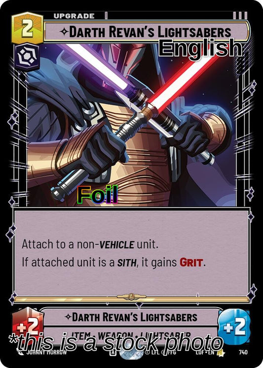 Darth Revan's Lightsabers (Foil)