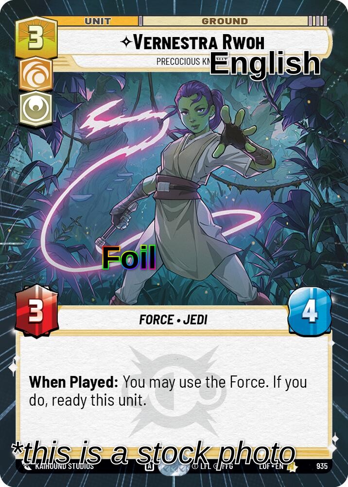 Vernestra Rwoh - Precocious Knight (Hyperspace Foil)