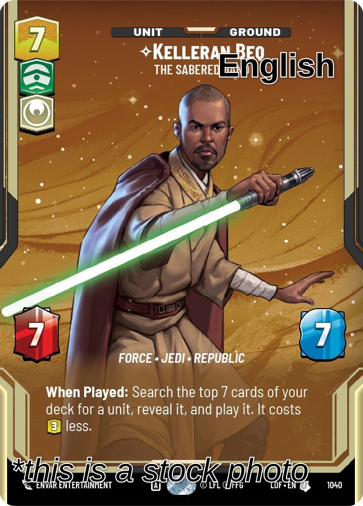 Kelleran Beq - The Sabered Hand (Prestige)