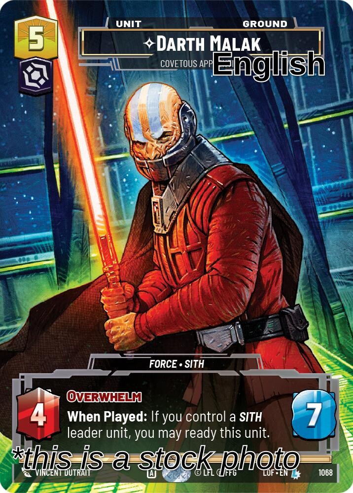 Darth Malak - Covetous Apprentice (Prestige)