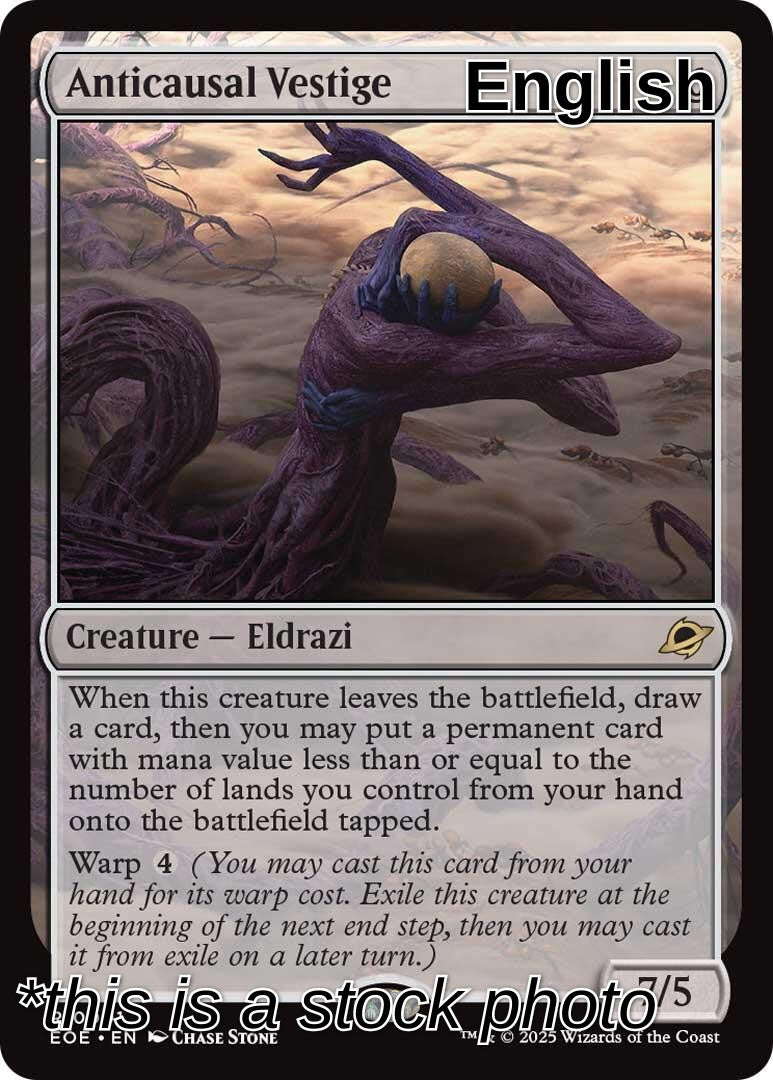 Anticausal Vestige