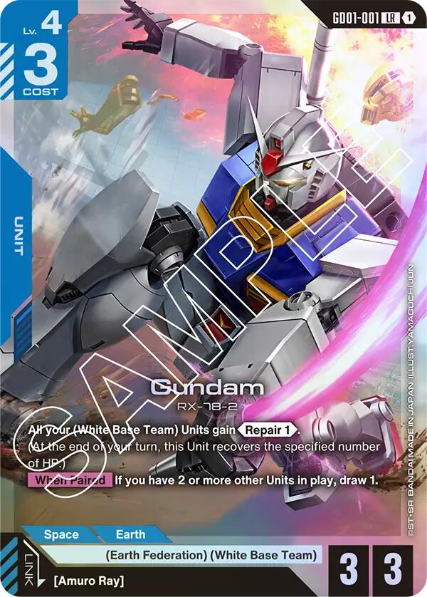Gundam (GD01-001) [GD01 - GD01-001 - LR] - Newtype Rising