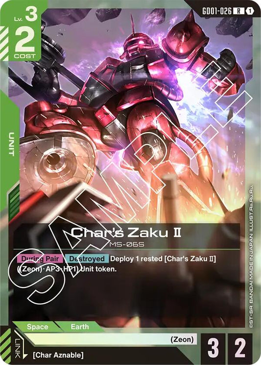Char's Zaku II [GD01 - GD01-026]