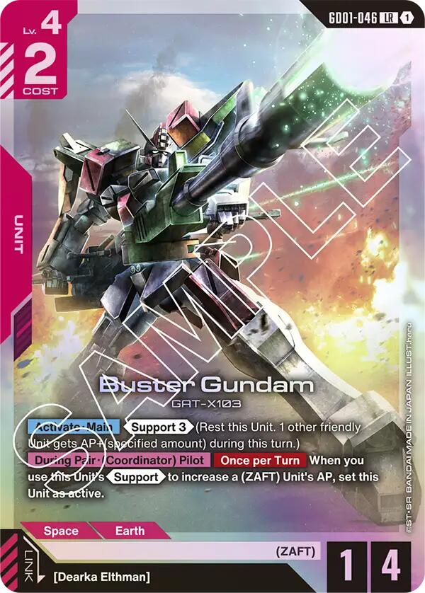 Buster Gundam [GD01 - GD01-046 - LR] - Newtype Rising