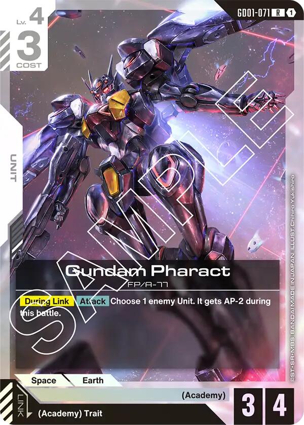 Gundam Pharact [GD01 - GD01-071 R] - Newtype Rising