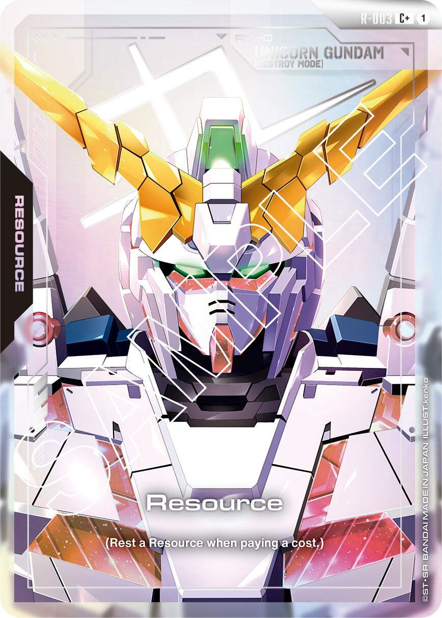 Resource (R-003) (C+) [GD01 - R-003 - C+] - Newtype Rising