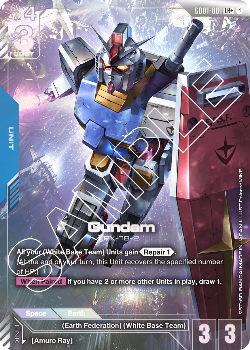 Gundam (GD01-001) (LR+) [GD01 - GD01-001] - Newtype Rising