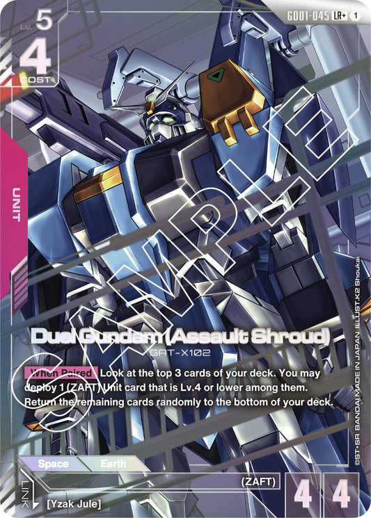 Duel Gundam (Assault Shroud) (LR+) [GD01 - GD01-045 - LR+] - Newtype Rising