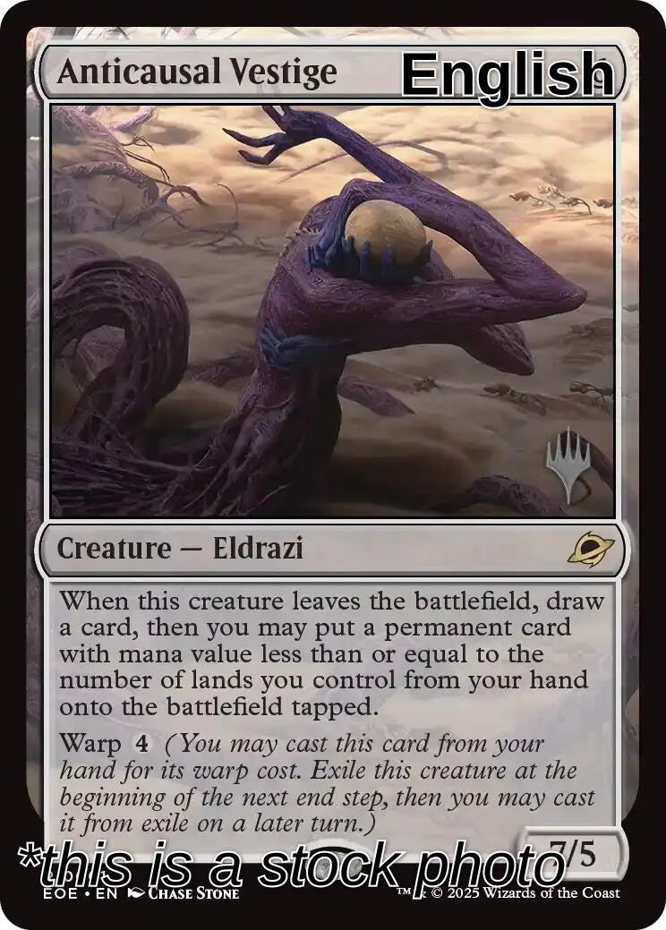 Anticausal Vestige