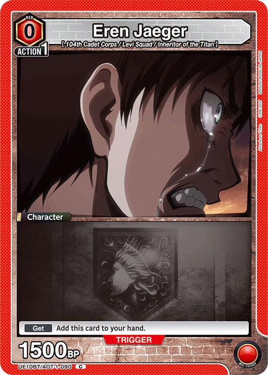 Eren Jaeger (090) (Box Topper Foil) [UE10BT - UE10BT/AOT-1-090]