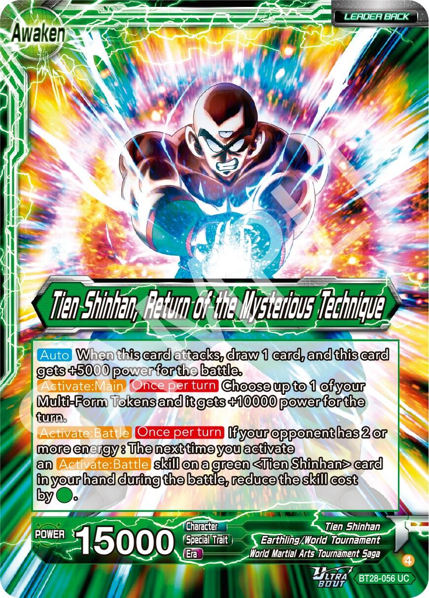Tien Shinhan // Tien Shinhan, Return of the Mysterious Technique [BT28 - BT28-056]