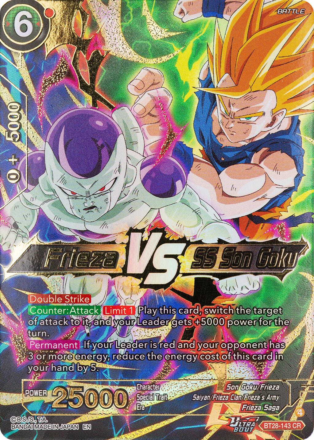 Frieza VS SS Son Goku [BT28 - BT28-143]