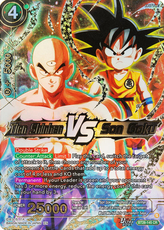 Tien Shinhan VS Son Goku [BT28 - BT28-145]