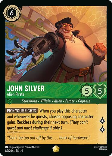 John Silver - Alien Pirate [9 - 89/204 Legendary] - Fabled