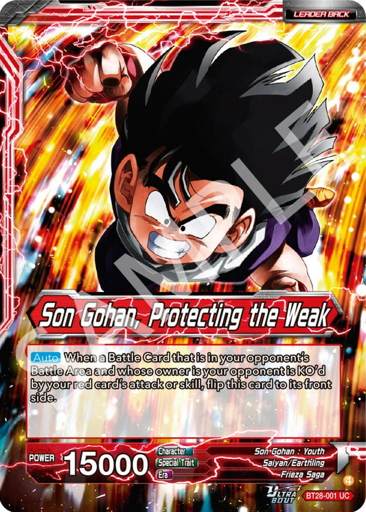 Son Gohan // Son Gohan, Protecting the Weak [BT28 - BT28-001]