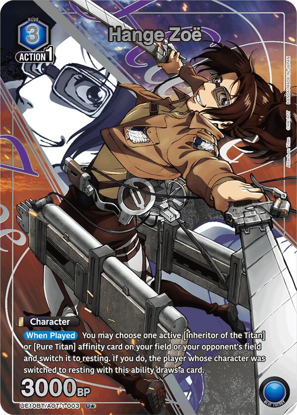 Hange Zoe (003) (U*) [UE10BT - UE10BT/AOT-1-003 U*] - UE10BT: Attack on Titan