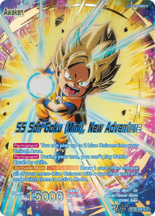 Son Goku (Mini) // SS Son Goku (Mini), New Adventure (SLR) [BT28 - BT28-028]