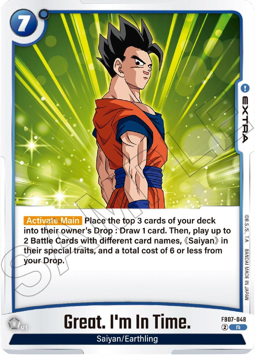 Great. I'm In Time. [FB07 - FB07-048]