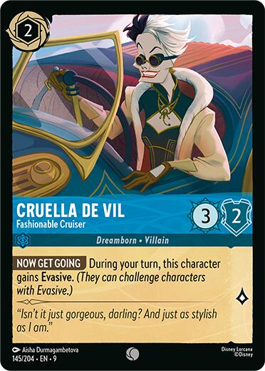 Cruella De Vil - Fashionable Cruiser