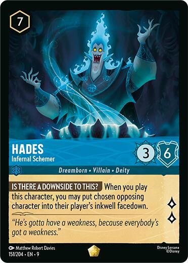 Hades - Infernal Schemer [9 - 151/204 - Legendary] - Fabled