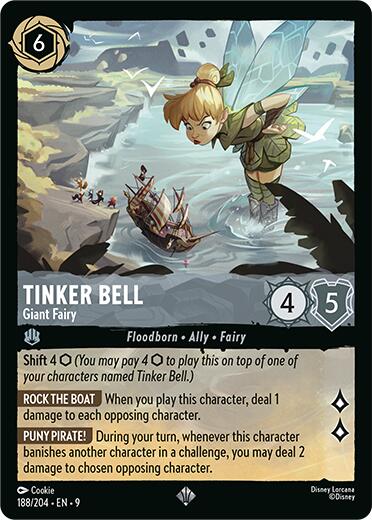 Tinker Bell - Giant Fairy [9 - 188/204 - Super Rare] - Fabled