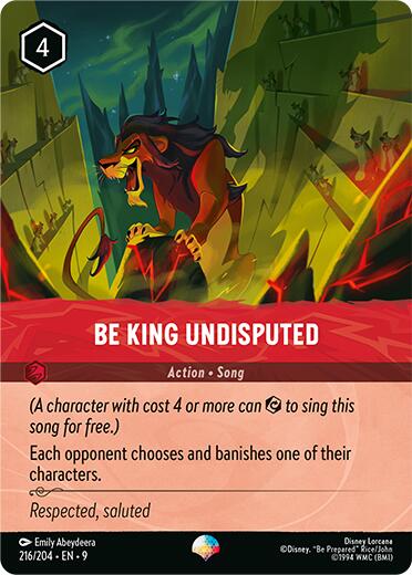 Be King Undisputed (Epic) [9 - 216/204 - Epic] - Fabled