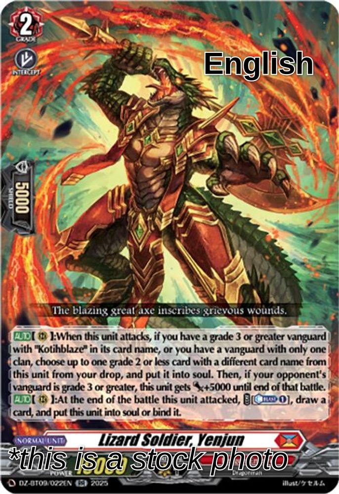 Lizard Soldier, Yenjun