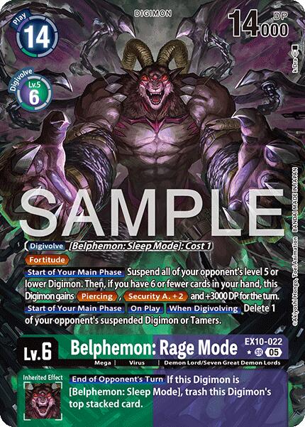 Belphemon: Rage Mode (Alternate Art)