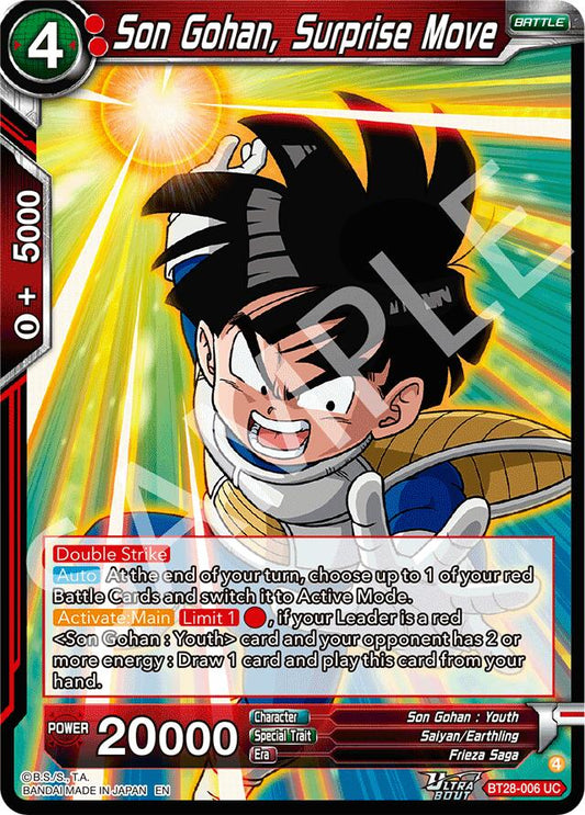 Son Gohan, Surprise Move [BT28 - BT28-006]