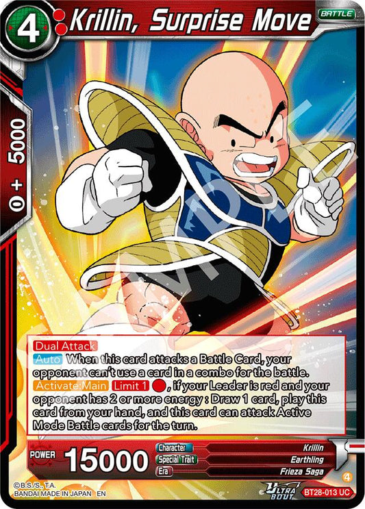 Krillin, Surprise Move [BT28 - BT28-013]