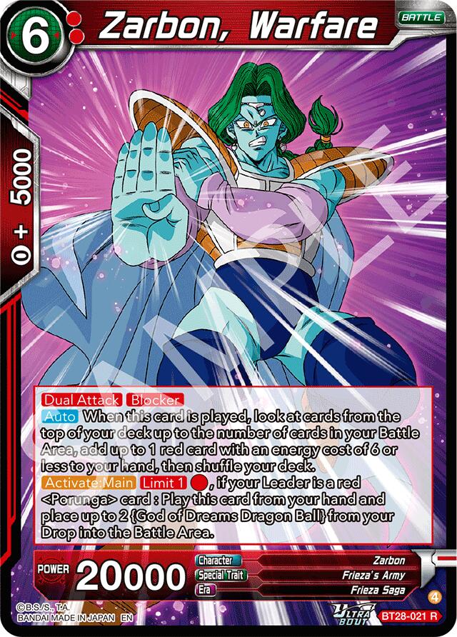 Zarbon, Warfare [BT28 - BT28-021]