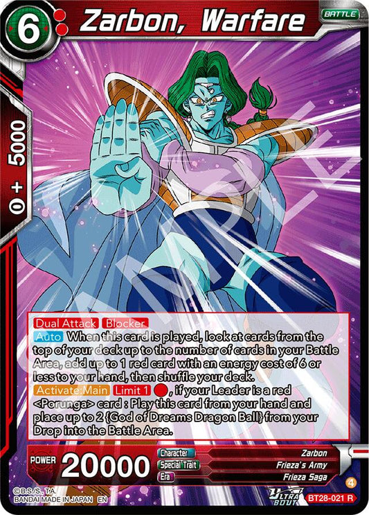 Zarbon, Warfare [BT28 - BT28-021]