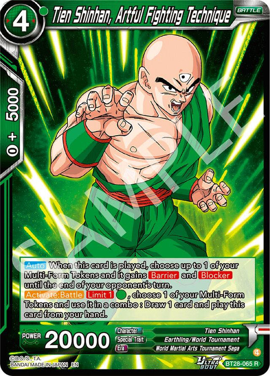 Tien Shinhan, Artful Fighting Technique [BT28 - BT28-065]