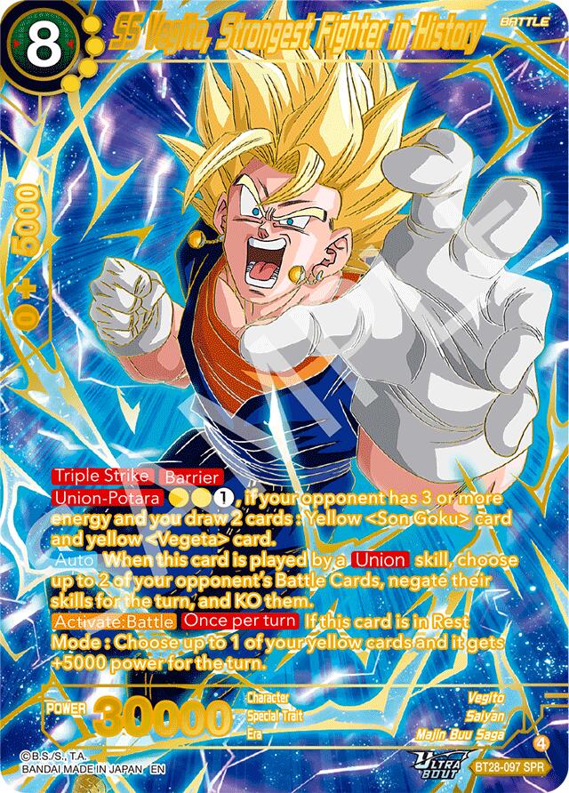 SS Vegito, Strongest Fighter in History (SPR) [BT28 - BT28-097]