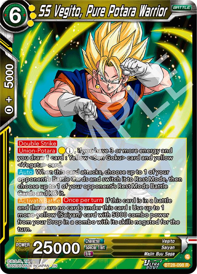 SS Vegito, Pure Potara Warrior [BT28 - BT28-098]
