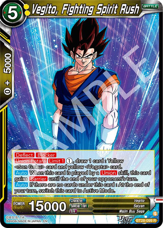 Vegito, Fighting Spirit Rush [BT28 - BT28-099]