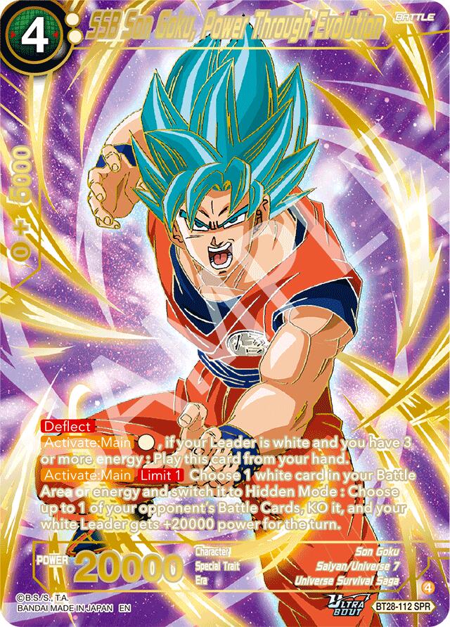 SSB Son Goku, Power Through Evolution (SPR) [BT28 - BT28-112]
