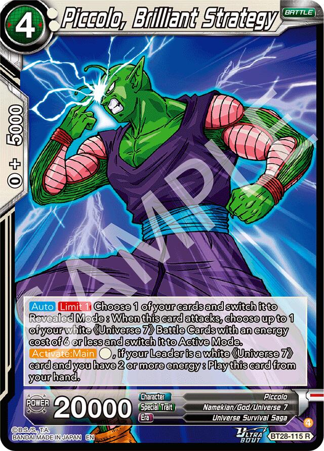 Piccolo, Brilliant Strategy [BT28 - BT28-115]
