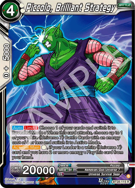 Piccolo, Brilliant Strategy [BT28 - BT28-115]