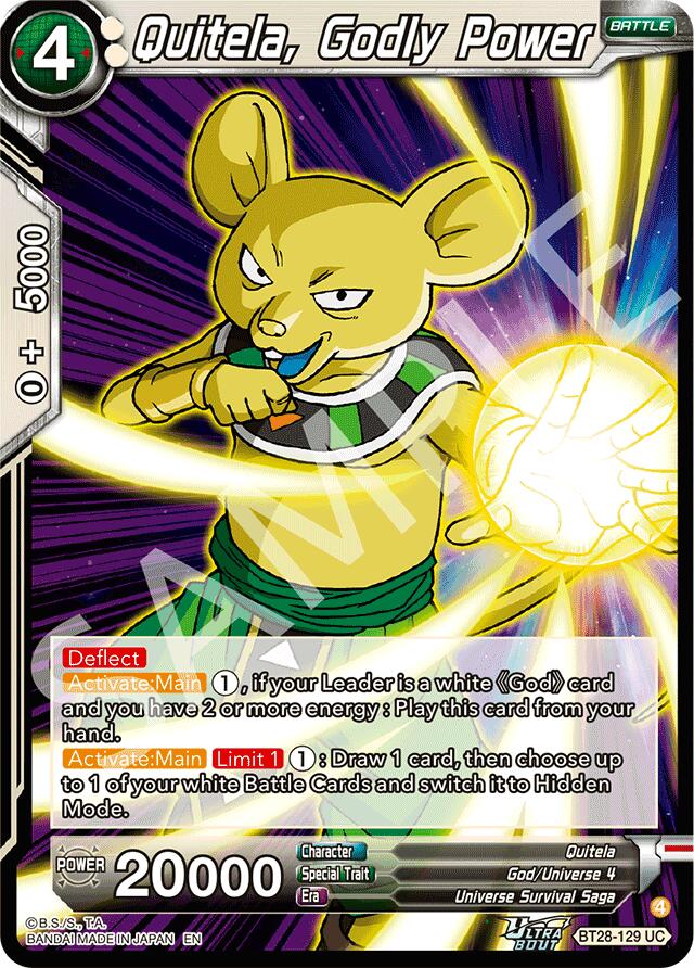 Quitela, Godly Power [BT28 - BT28-129]
