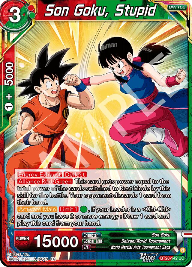 Son Goku, Stupid [BT28 - BT28-142]